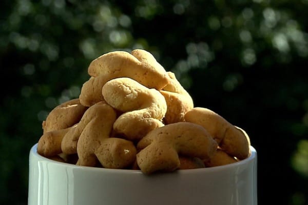 biscoito caseiro assado