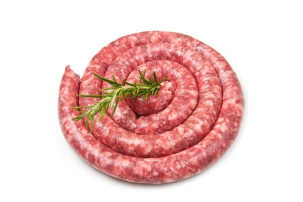 linguiça crua