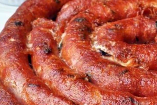 linguiça assada