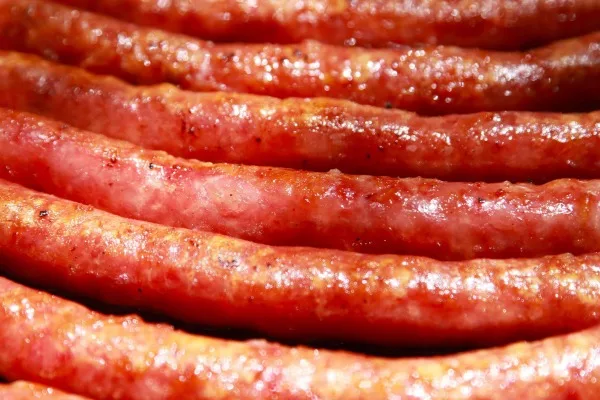 linguiça assada